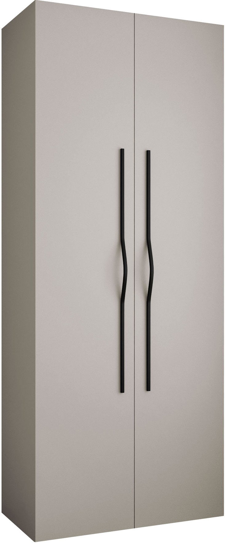 ncx2vyhoq361jvwmlhzmhsbghr6n Ντουλάπα Como II-Cashmere - Μαύρο-Μήκος: 100εκ - Image 1