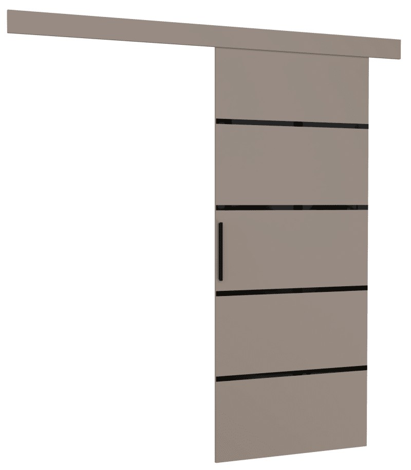 nhox62mcivm2kr0yrkiom3cs0937 Συρόμενη πόρτα Mulan-Γκρεζ-Μήκος: 96 εκ. - Image 1