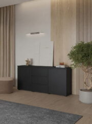 Έπιπλο τηλεόρασης Domus Mini-Μαύρο - Image 6