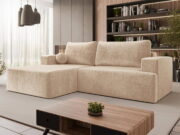 Γωνιακός καναπές Mivo-Beige-Αριστερή - Image 2
