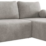 Γωνιακός καναπές Mivo-Silver Gray-Δεξιά