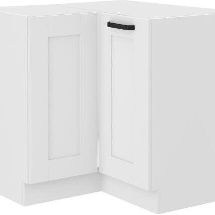 Επιδαπέδιο ντουλάπι γωνιακό Nelor 90x90 DN 2F BB-Λευκό