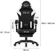 Καρέκλα Gaming Force 3.7 – Λευκό - Image 3