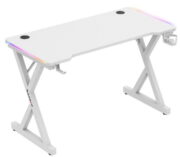 Γραφείο Gaming Hero 2.3 RGB – Λευκό - Image 4
