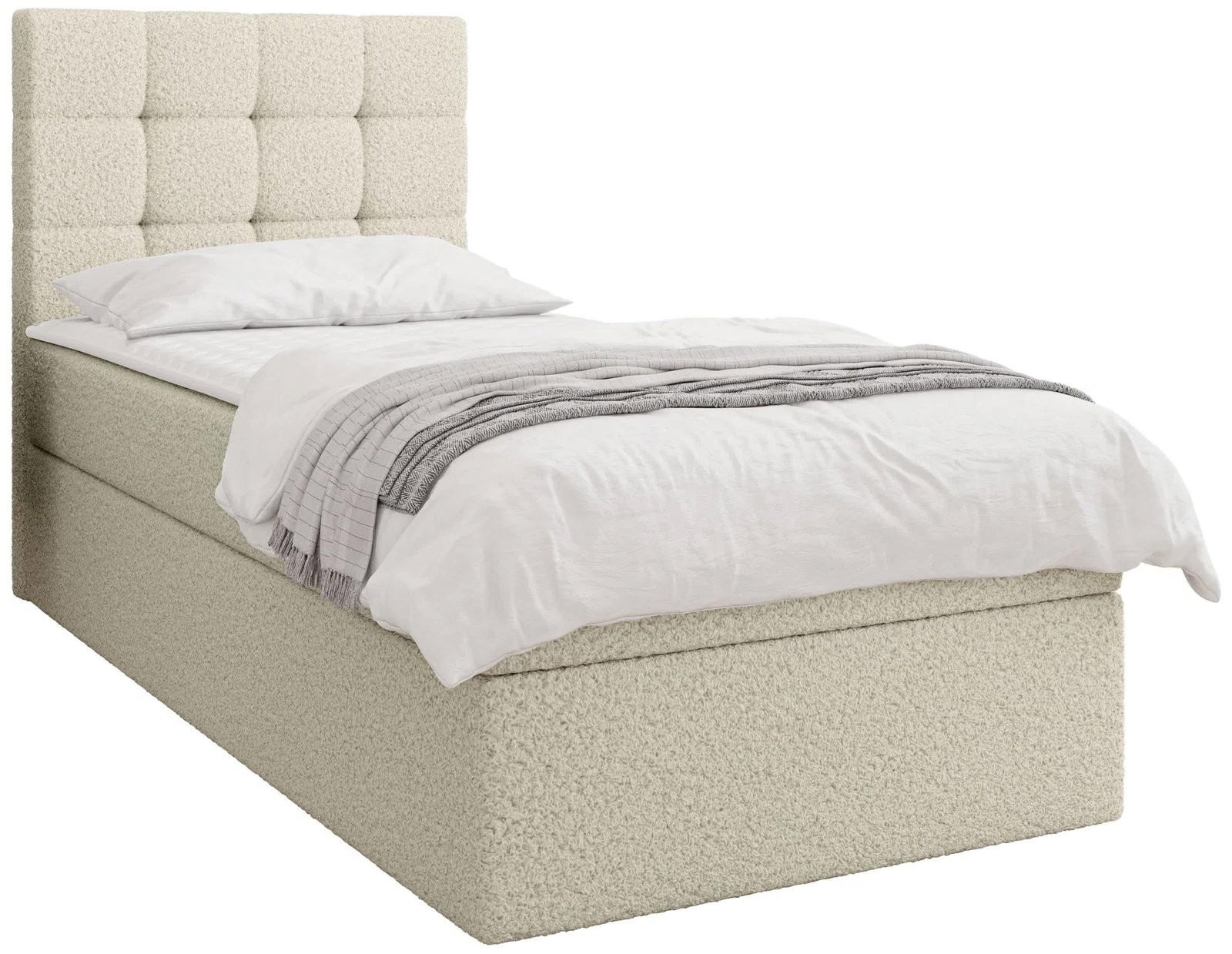 se3cc8dr800jfsbugrx8z4n2wuar Επενδυμένο Κρεβάτι Luanda Single-Μπεζ-100x200 - Image 1