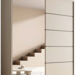 Ντουλάπα Shelvia 180 συρόμενη -Cashmere