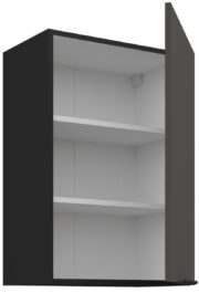 Κρεμαστό ντουλάπι Arianna 50 G 72 1F-Γκρι - Image 2