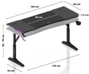 Γραφείο Gaming Hero 4.6 RGB - Image 3