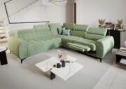 Γωνιακός καναπές Calyra II Relax-Μέντα-Δεξιά - Image 2