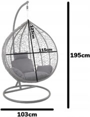 Κρεμαστή Πολυθρόνα Norven XL - Image 3