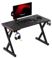Γραφείο Gaming Hero 2.3 RGB – Μαύρο