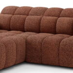 Γωνιακός καναπές Comfora-Κεραμιδί-Αριστερή