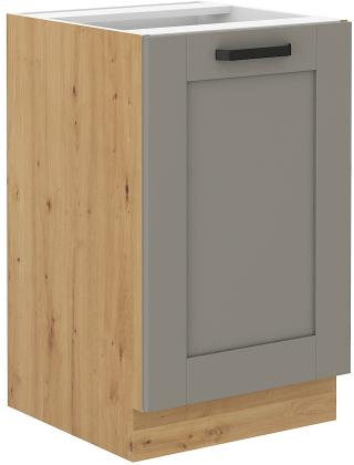 yeo9q1bfj00pibezoiyuwxa2kbib Επιδαπέδιο ντουλάπι νεροχύτη Nelor 50 ZL 1F BB-Γκρι σπέσιαλ - Φυσικό - Image 1