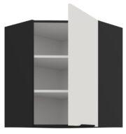Κρεμαστό ντουλάπι γωνιακό Arianna 60x60 GN 72 1F-Λευκό - Image 2
