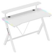 Γραφείο Gaming Hero 1.9 RGB – Λευκό - Image 4