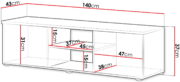Έπιπλο Τηελόρασης Soho S4-Cashmere - Image 3