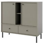 Μπουφές Siera 2F 2S Shelf-Χακί