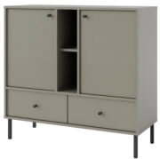 Μπουφές Siera 2F 2S Shelf-Χακί