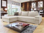 Γωνιακός καναπές Bangkok Mini Premium-Κρεμ - Image 5