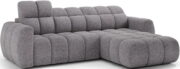 Γωνιακός καναπές Comfora-Γκρι-Δεξιά