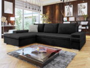 Γωνιακός καναπές Bangkok Mini Premium-Ανθρακί - Image 5