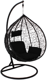 Κρεμαστή Πολυθρόνα Venix-Μαύρο