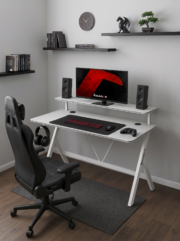 Γραφείο Gaming Hero 1.9 – Λευκό - Image 2