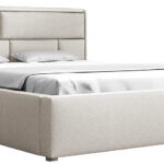 Επενδυμένο κρεβάτι Deco-140 x 200-Ekrou