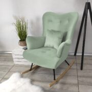 Κουνιστή πολυθρόνα Skandynavia II-Menta - Image 2