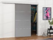 Συρόμενη πόρτα Malibu Plus-Gkri-Μήκος: 86 εκ. - Image 2