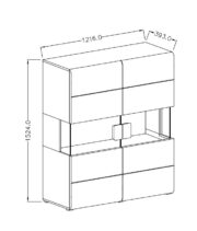 Μπουφές Toldo 42-Leuko - Image 4