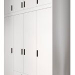 Ντουλάπα τετράφυλλη Elena 4D Plus-Leuko