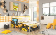 Παιδικό Κρεβάτι Agrotruck-160 x 80-Kitrino - Image 2