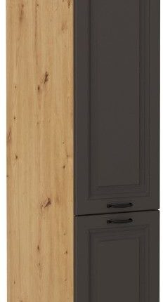 Επιδαπέδιο ντουλάπι Yvette 40 DK 210 2F-Γραφίτης