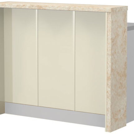 Πάγκος νησίδας Modena-Μήκος: 120 εκ.-Μπεζ-Latino Marble
