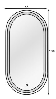 Καθρέπτης Robienti L LED - Image 2