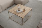 Τραπεζάκι σαλονιού Lenio-Kafe-Xryso - Image 2