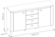 Μπουφές Eclat long-Leuko - Image 3