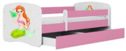 Παιδικό Κρεβάτι Babydreams Cartoon-Roz-160 x 80-Mermaid - Image 4