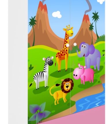 Ντουλάπα Babydreams Cartoon-Roz-Safari