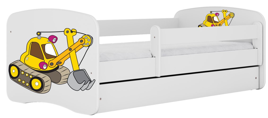 image_846283_lozko-babydreams-koparka_1 Παιδικό Κρεβάτι Babydreams Cartoon-Leuko-180 x 80-Digger - Image 1