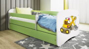Παιδικό Κρεβάτι Babydreams Cartoon-Prasino-180 x 80-Digger - Image 2