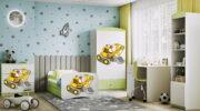 Παιδικό Κρεβάτι Babydreams Cartoon-Prasino-180 x 80-Digger - Image 4