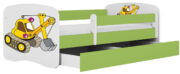 Παιδικό Κρεβάτι Babydreams Cartoon-Prasino-180 x 80-Digger - Image 5