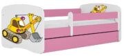 Παιδικό Κρεβάτι Babydreams Cartoon-Roz-180 x 80-Digger - Image 2