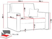 Πολυθρόνα Viva Star I-Moustardi - Image 3