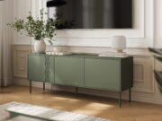 Έπιπλο τηλεόρασης Tresse 150 3D-Prasino Skouro - Image 2