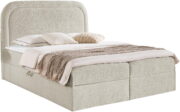 Επενδυμένο κρεβάτι Bonito-Beige-140 x 200