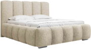 Επενδυμένο κρεβάτι Wizko-Beige-160 x 200