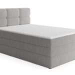 Επενδυμένο κρεβάτι Padion-Γκρι-120 x 200
